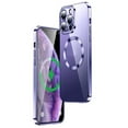 thumbnail image 1 of Dteck Case for iPhone 14 Pro Max 6.7 inch 2022, Compatible with MagSafe, Slim Plating Transparent PC Cover Magnetic Rugged Case for iPhone 14 Pro Max, Purple, 1 of 4