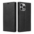 thumbnail image 1 of Dteck Case for iPhone 15 Pro, Business Style PU Leather Wallet Folio Case Magnetic Closure Kickstand Full Protection Case Compatible with iPhone 15 Pro,Black, 1 of 6