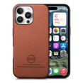 thumbnail image 1 of Dteck Case for iPhone 15 Pro Max,Slim Premium Canvas Grain PU Leather,Soft TPU Bumper,Non-Slip Anti-Scratch Shock-Absorbent,Protective Phone Cover for iPhone 15 Pro Max,Brown, 1 of 8
