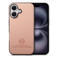 thumbnail image 1 of Dteck Case for iPhone 16 Plus,Slim Premium Canvas Grain PU Leather,Soft TPU Bumper,Non-Slip Anti-Scratch Shock-Absorbent,Protective Phone Cover for iPhone 16 Plus,Pink, 1 of 8