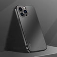 thumbnail image 1 of Dteck Case for iPhone 16 Pro Max,Shockproof Metal Aluminum Camera Cover Anti-scratch Slim Lightweight PC Back TPU Bumper Luxury Case For iPhone 16 Pro Max,Black, 1 of 5