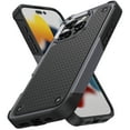 thumbnail image 1 of Dteck Case for iPhone 16 Pro Max,Shockproof Silicone Heavy Duty Dual Layer Protective Hard PC Textured Back & Soft Bumper Cover for iPhone 16 Pro Max,Gray, 1 of 7