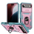 thumbnail image 1 of Dteck Case for iPhone Air (2025), Shockproof Impact Resistant Magnetic for Car Holder with Slide Lens Protective Ring Stand Holder Hybrid Hard Rugged Cover, C, 1 of 9
