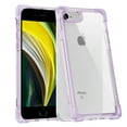 thumbnail image 1 of Dteck Case for iPhone SE 3/2 (2022/2020 Edition), iPhone 8 and iPhone 7, 4.7-Inch, Non-Yellowing Shockproof Phone Bumper Cover, Anti-Scratch Clear Back,Purple, 1 of 7