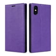 thumbnail image 1 of Dteck Case for iPhone XR, Business Style PU Leather Wallet Folio Case Magnetic Closure Kickstand Full Protection Case Compatible with iPhone XR,Purple, 1 of 4