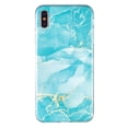 thumbnail image 1 of Dteck Case for iPhone XS Max 6.5",Fashion Marble Pattern IMD Design TPU Soft Flexible Silicone Hybrid Shockproof Slim Fit Back Case Cover,Green Marble, 1 of 5