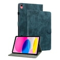 thumbnail image 1 of Dteck Case for ipad 10th Generation 10.9 Inch 2022 with Pencil Holder Multi Viewing Angles Stand Auto Wake/Sleep, Premium Folio Stand Case with Soft TPU Back Cover for iPad 10th Gen 2022,Darkblue, 1 of 4