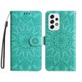 thumbnail image 1 of Dteck Cases Compatible with Samsung Galaxy A53 5G Wallet Case Card Holder Flip Cover Embossed Clover Flower PU Leather Magnetic Folio Kickstand with Wrist Strap, Green, 1 of 7
