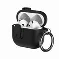 thumbnail image 1 of Dteck Classic Case for Apple AirPods 3 (2021), Rugged Dual-Layer Protection with Secure Lock, Shockproof TPU + PC Cover, Support Wireless Charging, Front LED Visible, Black, 1 of 9