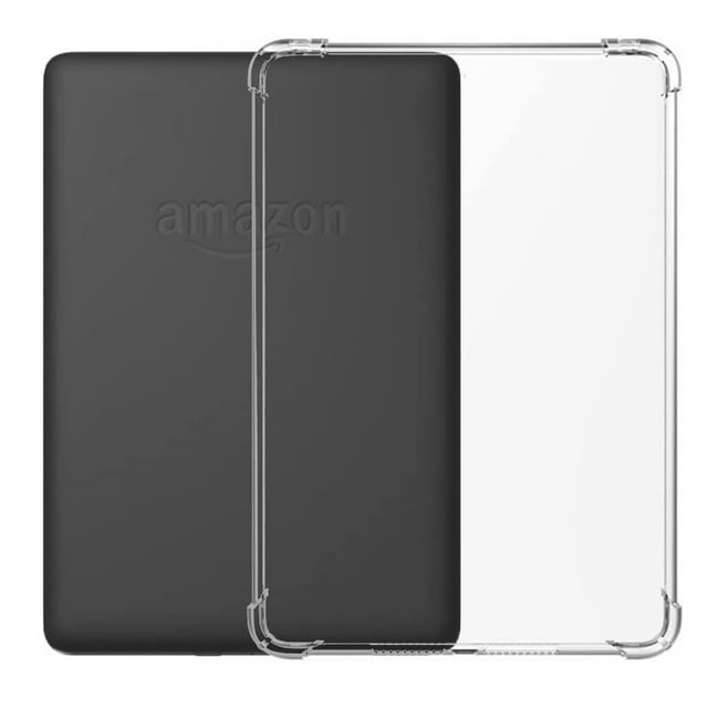 Dteck Clear Case for Kindle Paperwhite 6.8" (11th Generation 2021 Release) - Slim Thin Case Lightweight Protector Durable Silicone Protective E-Reader Cover Case Clear,Clear