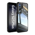 thumbnail image 1 of Dteck Clear Case for Samsung Galaxy S25 Plus, Built-in Camera Lens Protector Case Non-Yellowing Shockproof Bumper Protective Shell Anti-Scratch Hard PC Back Cover,Black, 1 of 6