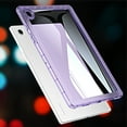 thumbnail image 1 of Dteck Clear Case for Samsung Galaxy Tab A9 Plus 11 Inch (SM-X210/X215/X216/X218),Slim Light Weight TPU Flexible Cover Shockproof Transparent Protective Shell Case for Galaxy Tab A9+ 2023,Purple, 1 of 6