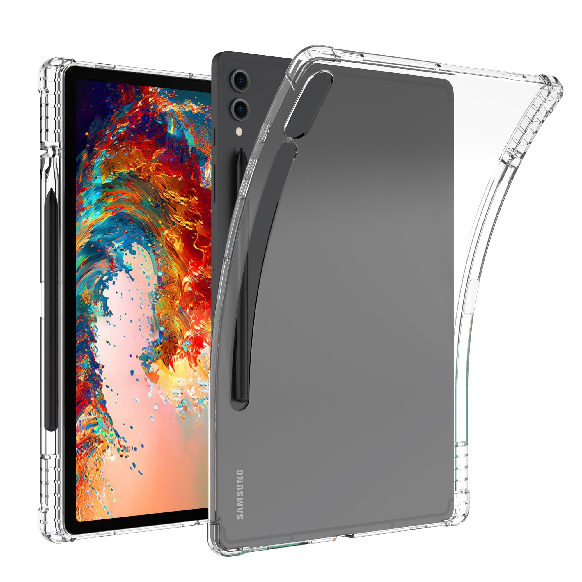 Dteck Clear Case for Samsung Galaxy Tab S9 Plus 12.4 Inch 2023