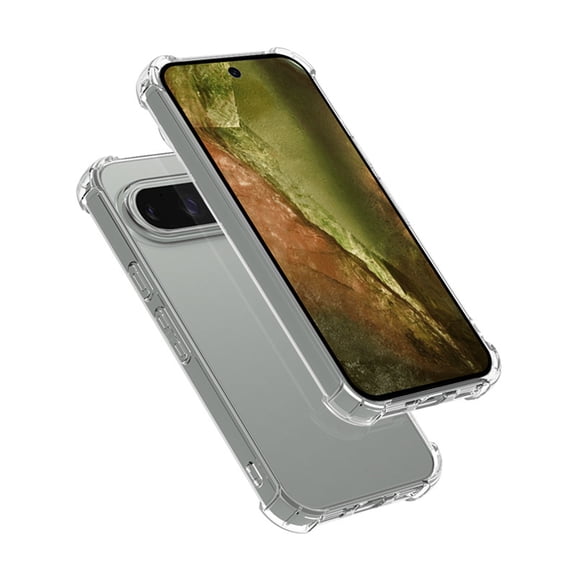 Dteck Clear Case for Google Pixel 10 /10 Pro,Shockproof TPU Transparent Back Protection Cover for Google Pixel 10 /10 Pro