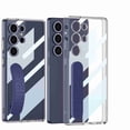 thumbnail image 1 of Dteck Clear Case for Samsung Galaxy S25 Plus, Shockproof Silicone Wrist Strap Case Soft Shockproof Camera Protection Phone Cover, Blue, 1 of 6