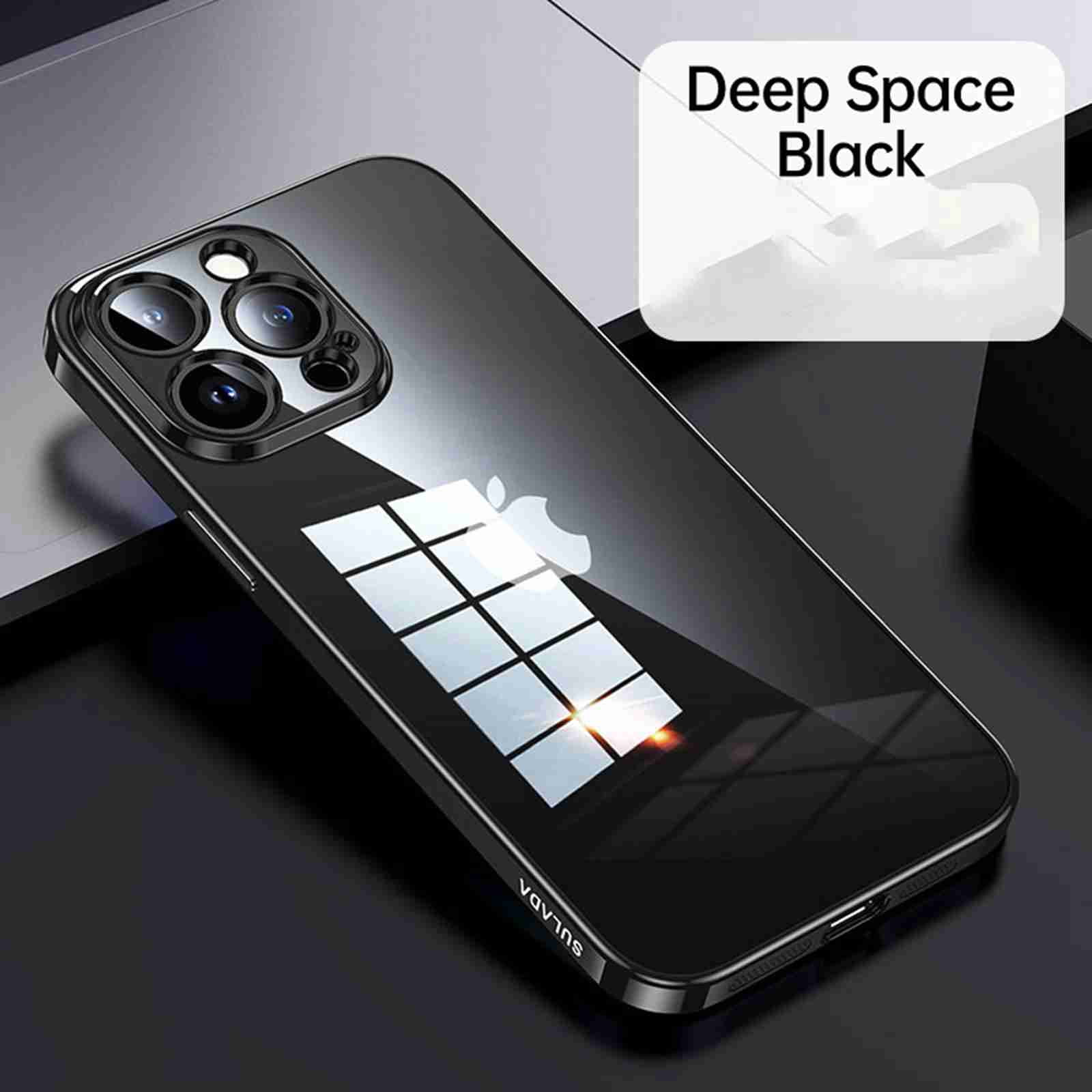 Dteck Clear Case for iPhone 16 Pro Plating Bumper Anti Dteck Clear Case for iPhone 16 Pro Plating Bumper Anti
