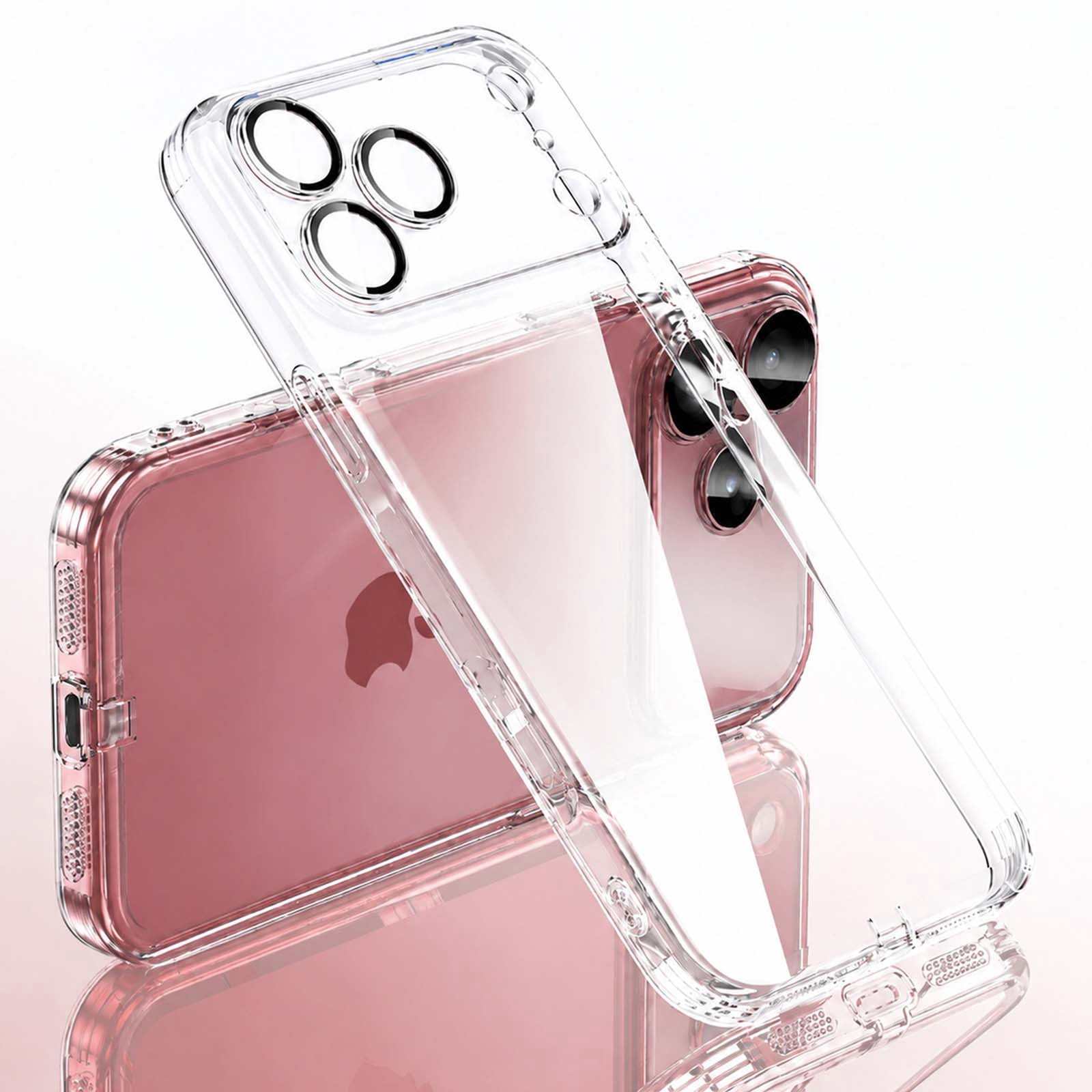 Dteck Clear Case for iPhone 18 Pro, Crystal Transparent Slim Cover with ...