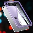 thumbnail image 1 of Dteck Clear Case for iPad 10th Generation 10.9 inch,iPad 11-inch (A16) 2025 Shockproof Rubber Case Slim TPU Back Protective Soft Shell Cover for iPad 10th/11th Generation,Purple, 1 of 7
