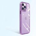 thumbnail image 1 of Dteck Clear Case for iPhone 14 Plus Transparent Crystal Clear Slim Thin Design Full Body Protection Non-Yellowing Scratch Resistant Shockproof Case For iPhone 14 Plus,Purple, 1 of 8