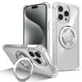 thumbnail image 1 of Dteck Clear Magnetic Case for iPhone 13 Pro Max,Shockproof TPU/PC Anti-Yellow Case Compatible with MagSafe Invisible Stand Shockproof Cover,Clear, 1 of 11