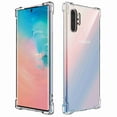 thumbnail image 1 of Dteck Clear Transparent Case HD Clear Ultra Thin Slim Fit Soft TPU Protective Case, Shock-Absorption Anti-Scratch Cover, Compatible for Samsung Galaxy Note 10 Plus 2019 Released, 1 of 7