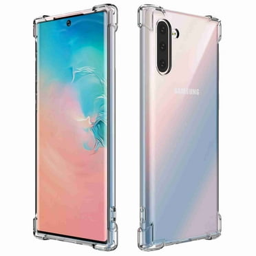 Dteck Clear Transparent Case HD Clear Ultra Thin Slim Fit Soft TPU Protective Case, Shock-Absorption Anti-Scratch Cover, Compatible for Samsung Galaxy Note 10 2019 Released