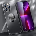 thumbnail image 1 of Dteck Compatible Case For iPhone 13,Drop Camera Protection Case Hybrid Matte Slim Fit Logo View Phone Cover.For iPhone 13,Black, 1 of 5