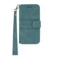 thumbnail image 1 of Dteck Compatible For iPhone XR 6.1 inch multi-functional Flip Wallet Case,360 Protection Luxury PU Leather Magnetic Closure Stand Cover with Wrist Strap.For iPhone XR,Darkgreen, 1 of 10