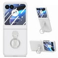 thumbnail image 1 of Dteck Compatible Phone Case for Motorola Razr 40 Ultra 2023 Case with Ring Stand,Slim Lightweight Hard PC Protective Ring Case for Motorola Razr 40 Ultra Cover Case,White, 1 of 10
