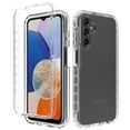 thumbnail image 1 of Dteck Compatible with Samsung Galaxy A15 5G Case Clear Crystal Non Yellowing Heavy Duty Soft TPU Dual Layer Bumper Rugged Protective Shockproof Slim Cover for Samsung Galaxy A15,Clear, 1 of 5