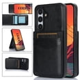 thumbnail image 1 of Dteck Compatible with Samsung Galaxy S24 Case Wallet with Credit Card Holder, Premium Leather Magnetic Clasp Kickstand Heavy Duty Protective Cover for Galaxy S24,Black, 1 of 7