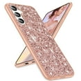 thumbnail image 1 of Dteck Compatible with Samsung Galaxy S25 Plus Case,Shockproof Glitter Case Bling Sparkly Soft TPU and PC Silicone Shiny Girl Women Thin Protective Cover for Galaxy S25 Plus,Rosegold, 1 of 5