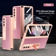 thumbnail image 1 of Dteck Compatible with Samsung Galaxy Z Fold 4 Case, Full Body PC & TPU Shockproof Cover +All-Inclusive Magnetic Hinge Protection, Magnetic Kickstand Cover Case for Samsung Galaxy Z Fold 4, Pink, 1 of 7