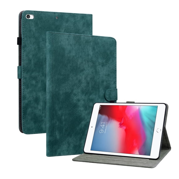 Dteck Compatible with iPad Mini 1/Mini 2/Mini 3/Mini 4/Mini 5 (7.9 inch) Case,Smart Case Wake / Sleep PU Leather Card Slots Wallet Stand Shockproof Slim Fit Protective Cover,Darkgreen