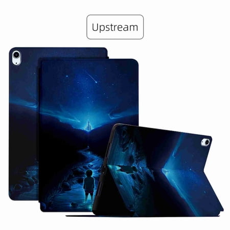 Dteck Cover for iPad 10th Generation Case 10.9" Inch 2022 A2696 A2757 A2777, Smart Shockproof PU Leather Multi Angles Slim Fit Auto Sleep/Wake Protective Case, #5 Upstream