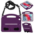 thumbnail image 1 of Dteck Crossbody Case For 10.2 iPad 8th Generation / iPad 7th Generation / iPad Pro 10.5 / iPad Air 3, Anti-Drop Shock Proof Light Weight Convertible Handle Kickstand Cover with Shoulder Strap, Purple, 1 of 5