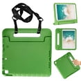 thumbnail image 1 of Dteck Crossbody Case For 10.2 inch iPad 8th Generation / iPad 7th Generation / iPad Air 3 / iPad Pro 10.5 inch, Kids Shock Proof Protective Light Weight Cover Handle Stand with Shoulder Strap, Green, 1 of 6