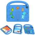 thumbnail image 1 of Dteck Crossbody Strap Kids Case for 6th/5th Generation (2018/2017),iPad Air/Air 2,iPad Pro 9.7 inch 2016,Cute EVA Hand Grip Case Shockproof Kickstand Cover with Shoulder Strap,Blue, 1 of 6