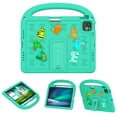 thumbnail image 1 of Dteck Crossbody Strap Kids Case for iPad Air 11 inch 2025 M3/iPad Pro 11 inch (M4) 2024/iPad Air 11 inch (M2) 2024,Cute EVA Hand Grip Case Shockproof Kickstand Cover with Shoulder Strap,Green, 1 of 6