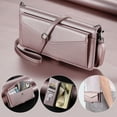 thumbnail image 1 of Dteck Crossbody Wallet Case for Samsung Galaxy A16 5G,Magnetic Leather Card Slot Cash Pocket Case Shockproof Kickstand Full Body Protection Cover with Shoulder Strap/Wrist Strap,Rosegold, 1 of 7