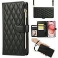 thumbnail image 1 of Dteck Crossbody Wallet Case for Samsung Galaxy A53 5G, 6-Card Holder Elegant Soft PU Leather Magnetic Buckle Shoulder Strap Zipper Pocket Handbag Purse Phone Case,Black, 1 of 7