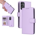 thumbnail image 1 of Dteck Detachable 2 in 1 Wallet Case for Samsung Galaxy S24 Ultra,Magnetic Leather Card Slots Case Shockproof Rubber Mag-Safe Cover with Wrist Strap,Purple, 1 of 13
