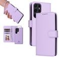 thumbnail image 1 of Dteck Detachable 2 in 1 Wallet Case for Samsung Galaxy S25,Magnetic Leather Card Slots Case Shockproof Rubber Mag-Safe Cover with Wrist Strap,Purple, 1 of 13