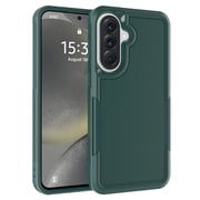 Dteck Dual Layer Protective Heavy Duty Case for Samsung Galaxy A57,Shockproof TPU+PC Case Anti-Slip Rugged Back Cover for Galaxy A57 5G,Dark Green