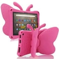 thumbnail image 1 of Dteck Fire Max 11 Tablet Case Kids, Amazon Fire Max 11 2023 Butterfly Case with Kickstand Light EVA Full Boby Rugged Shockproof Kid-Proof Fire Max 11 Kids Tablet Case for Girls Kids Gift,Rose, 1 of 6