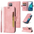 thumbnail image 1 of Dteck Fit for Samsung Galaxy S20 FE/Lite Wallet Phone Case with Wrist Strap,Shockproof Premium PU Leather Magnetic Clasp ID Credit Card Holder Slots Flip Stand Protective Phone Cover,Pink, 1 of 15
