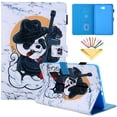 thumbnail image 1 of Dteck Flip Case For Samsung Galaxy Tab A 10.1 inch 2016 Tablet (No S Pen Version, Model SM-T580/T585/T587), PU Leather Folio Stand Cover Built-in Card Slots/Stylus Holder Wallet Case, Panda, 1 of 1