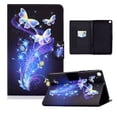 thumbnail image 1 of Dteck Flip Case for Samsung Galaxy Tab A7 Lite 8.7-inch 2021 Tablet models SM-T220 / T225, Cute Pattern PU Leather Folio Case Multi-angle Stand Cover with Card Slots,07 Purple Butterfly, 1 of 6