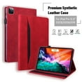 thumbnail image 1 of Dteck Flip Case for iPad Air 13 Inch Case M2 (2024), iPad Pro 12.9 Inch Case 2022/2021/2020/2018, Matte PU Leather Folio Cover with Card Slots Pocket, Stand Business Case,Red, 1 of 6