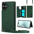 thumbnail image 1 of Dteck Flip Leather Wallet Case for iPhone 16 Plus 5G, Crossbody Wallet Phone Case with Credit Card Holder Strap Lanyard, Women Girl Purse Kickstand, Green, 1 of 7